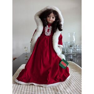 House of Lloyd Christmas Around the World Porcelain Doll "Alexandria" 17"